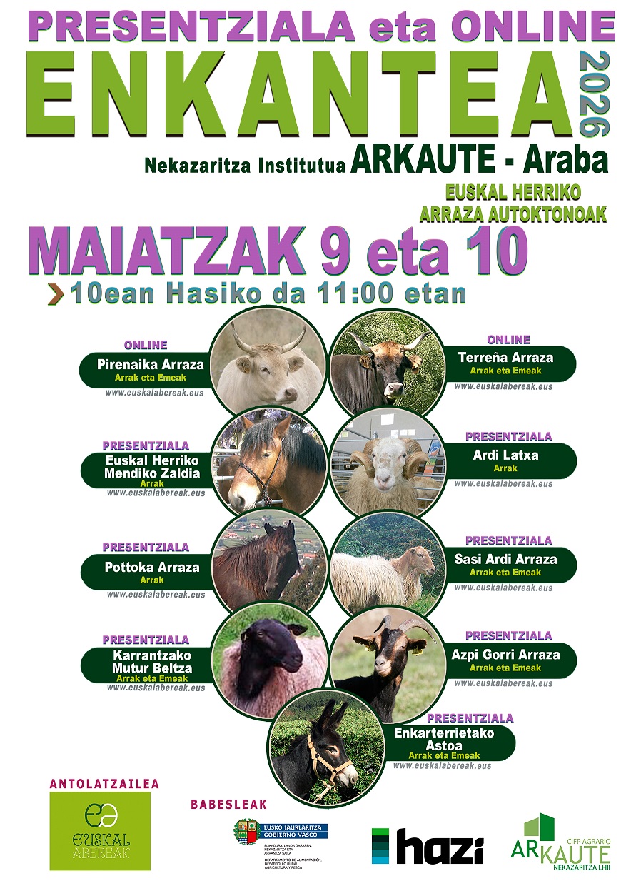 Iragarki kartela ARKAUTE 2026 web